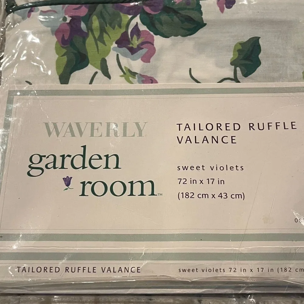 Waverly Garden Room Floral Valance Curtain 72